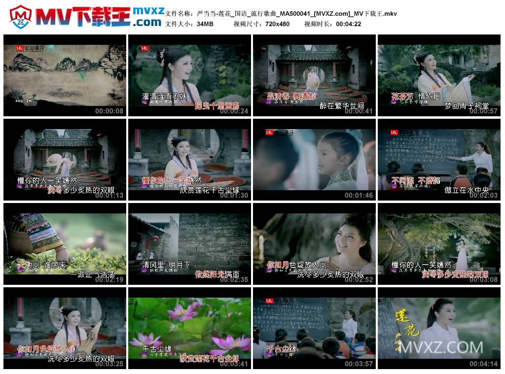 严当当-莲花_国语_流行歌曲_MA500041